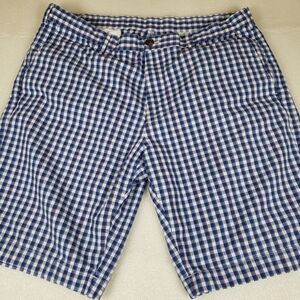 Brooks Brothers Men's 38 Gingham Check Chinos Shorts Golf Beach Summer Camping